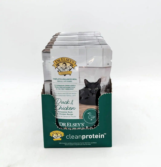 Dr. Elsey's cleanprotein Duck & Chicken Homestyle Recipe All-Meat Pouch (Pack of 12)
