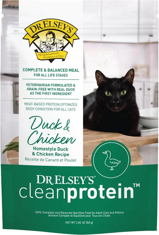 Dr. Elsey's cleanprotein Duck & Chicken Homestyle Recipe All-Meat Pouch (Pack of 12)