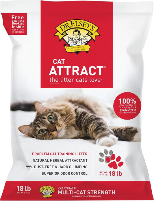 Dr. Elsey's® Cat Attract® Clumping Clay Cat Litter 18-lb. Bag