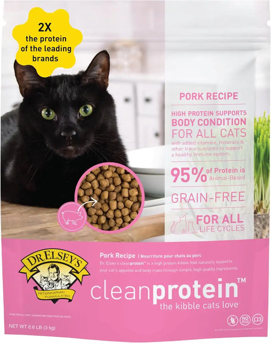 Dr. Elsey's cleanprotein Pork Cat Kibble 2 lb. Bag (Pack of 10)
