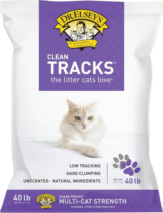 Dr. Elsey's® Clean Tracks Clumping Clay Cat Litter 40 lb. Bag