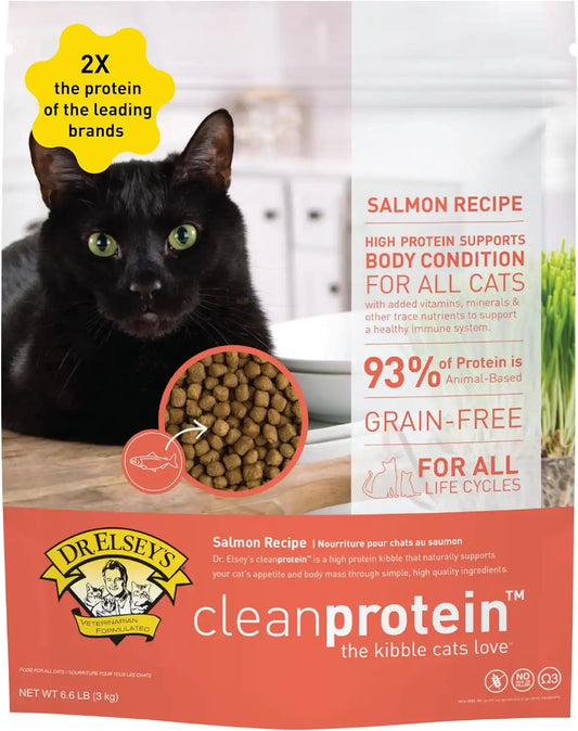 Dr. Elsey'S Cleanprotein Salmon Formula Dry Cat Food, 2 Pound (Pack of 1)