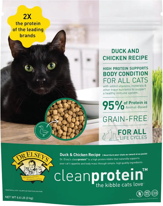 Dr. Elsey's cleanprotein Duck Cat Kibble 2 lb. Bag